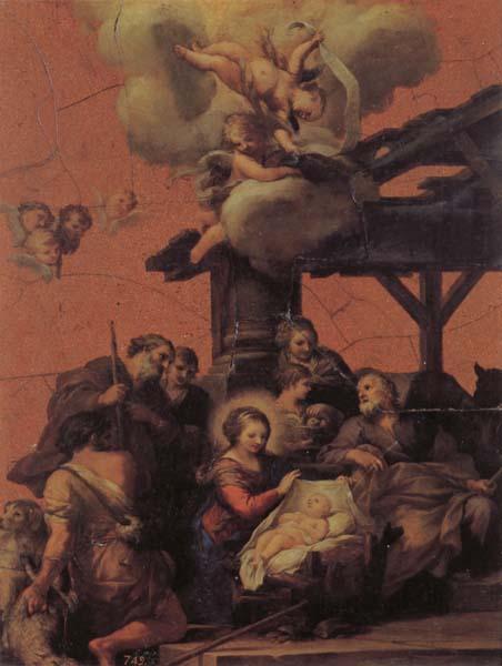 Pietro da Cortona The Nativity and the Adoration of the Shepherds Sweden oil painting art